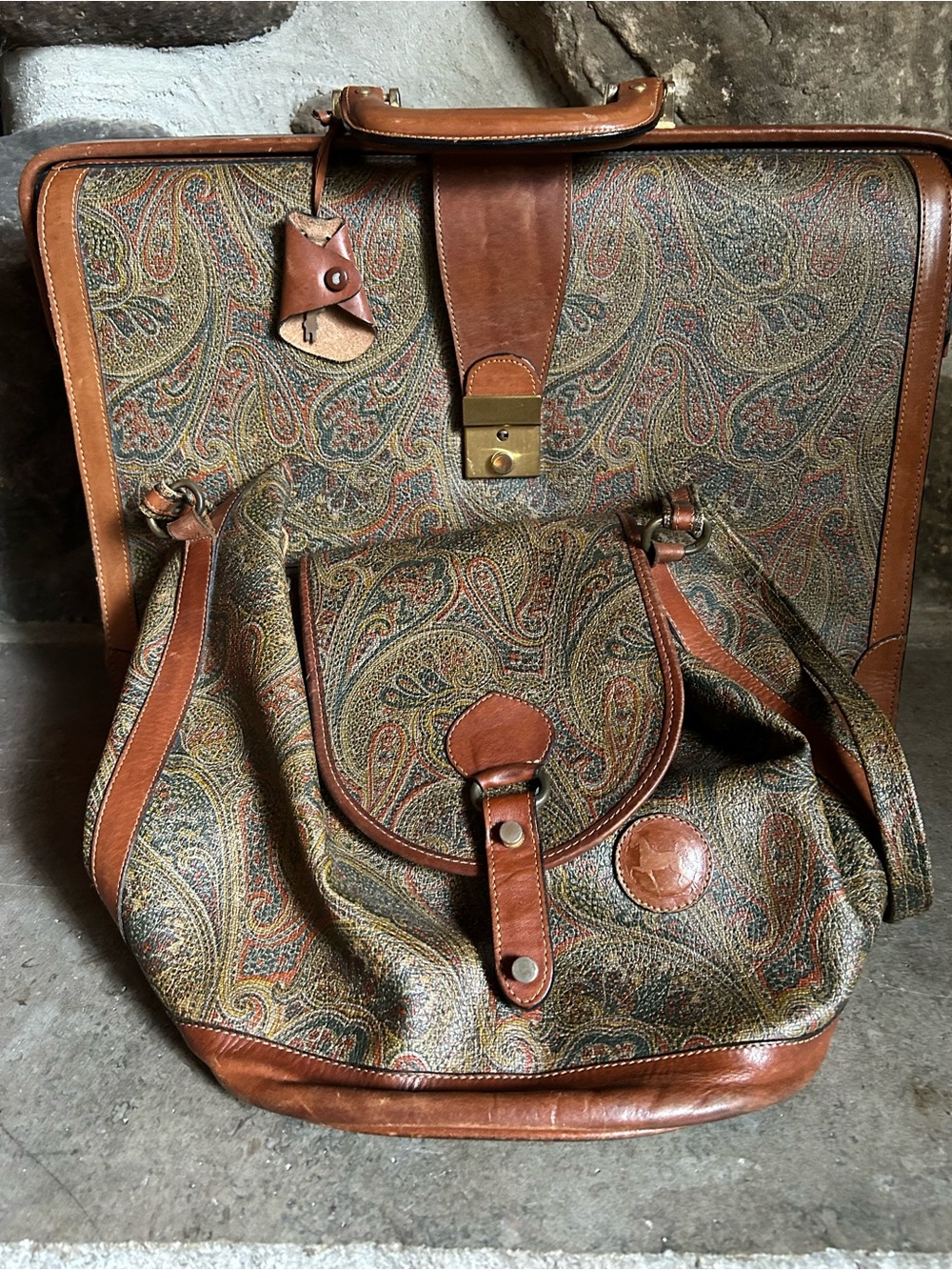 Vintage Briefcase & Purse